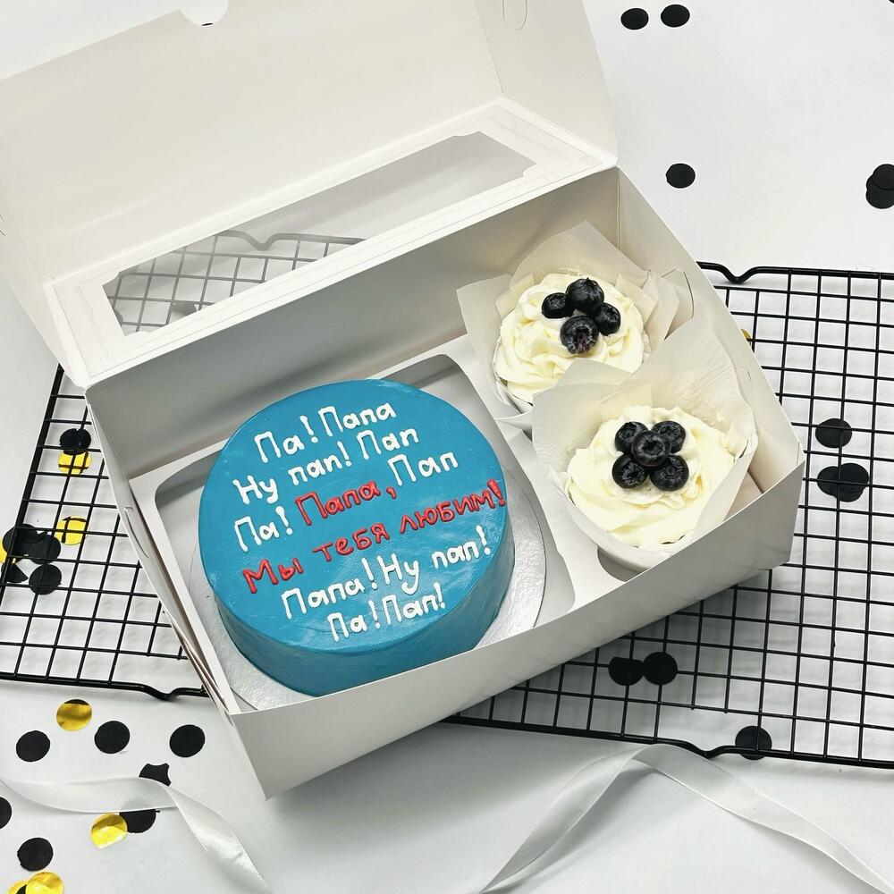 Бенто торт и капкейки любимому Папе на день отца