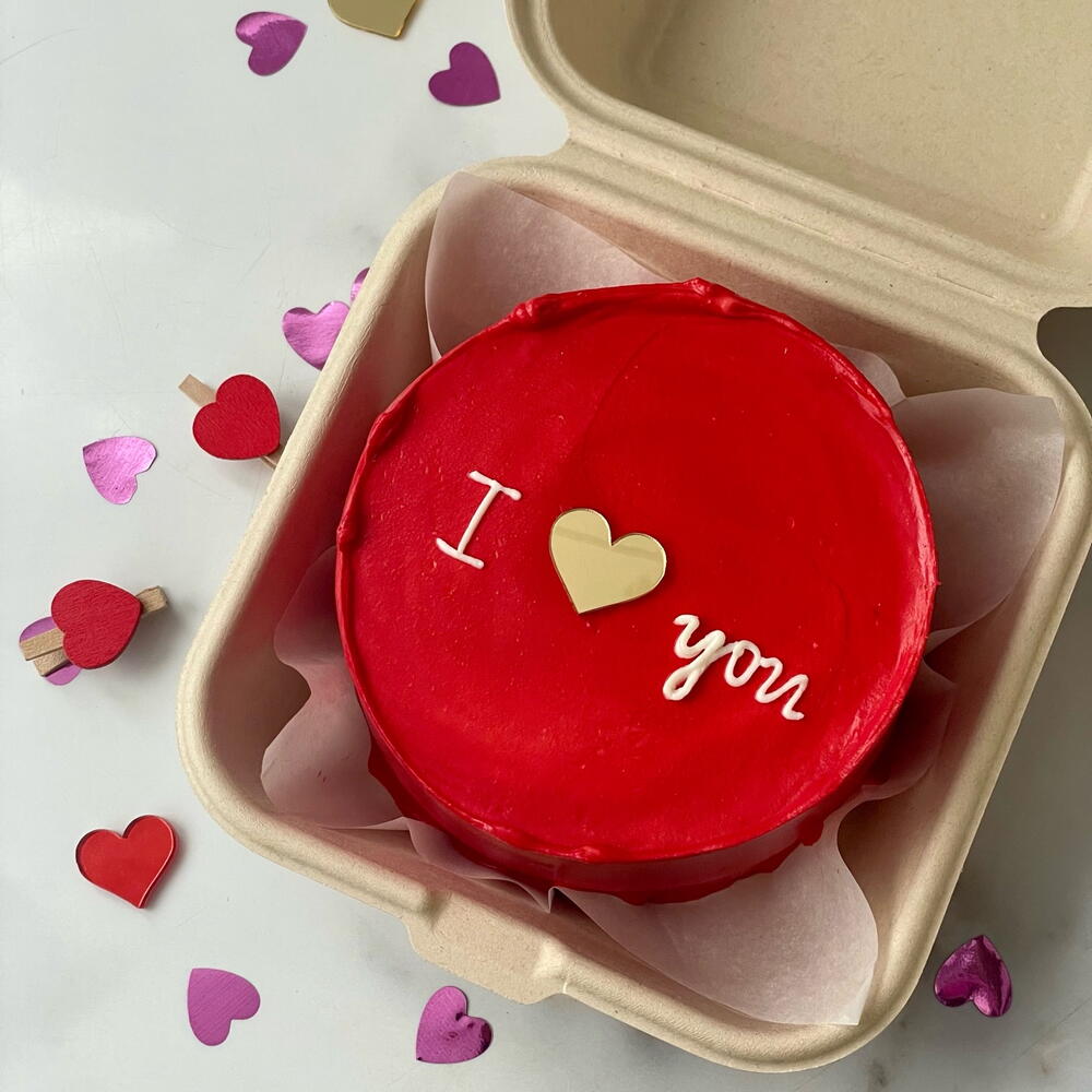 Бенто-торт I Love you для девушки , парня , жены , мужа, мамы