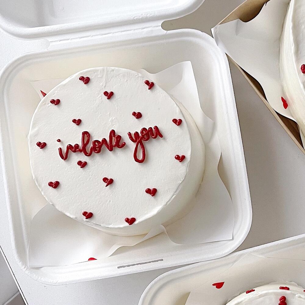 Бенто торт I love you ко дню влюбленных | 14февраля