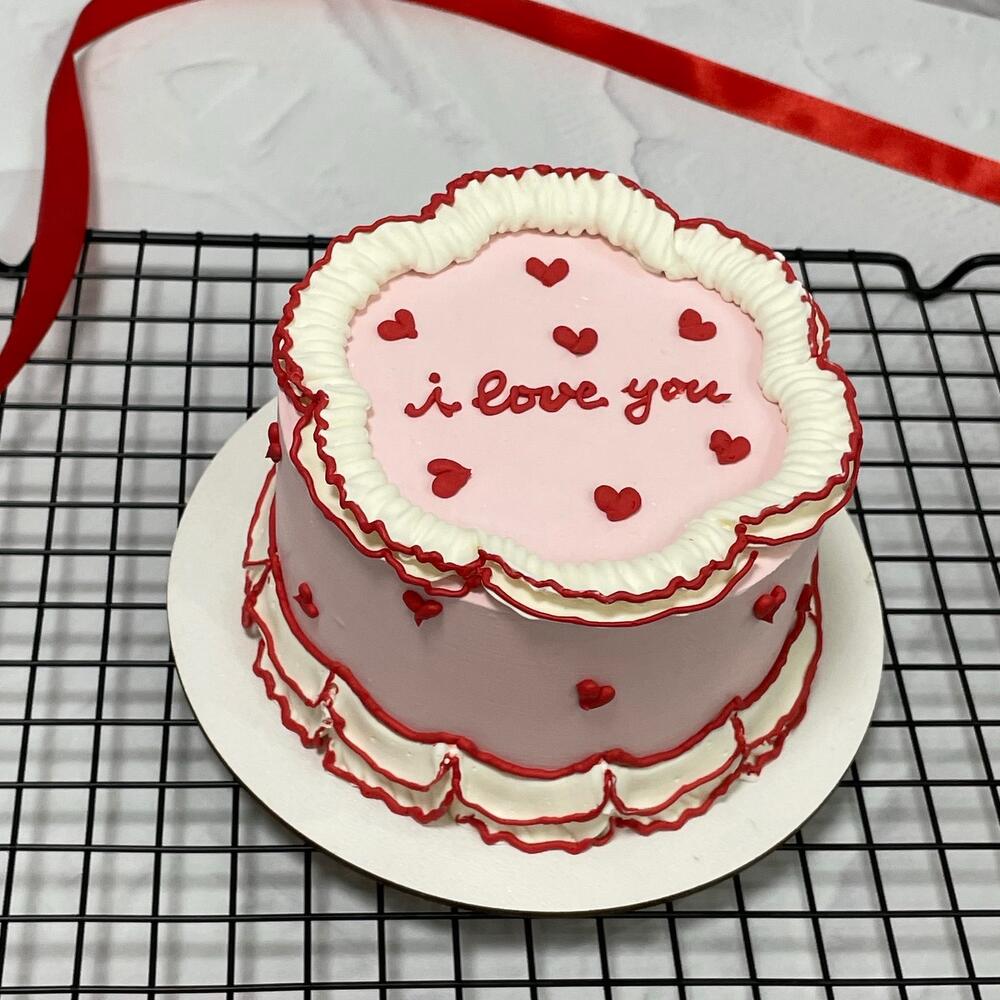 Бенто-торт «I Love You» ,на день рождения ,на 14 февраля ,любимой ,любимому