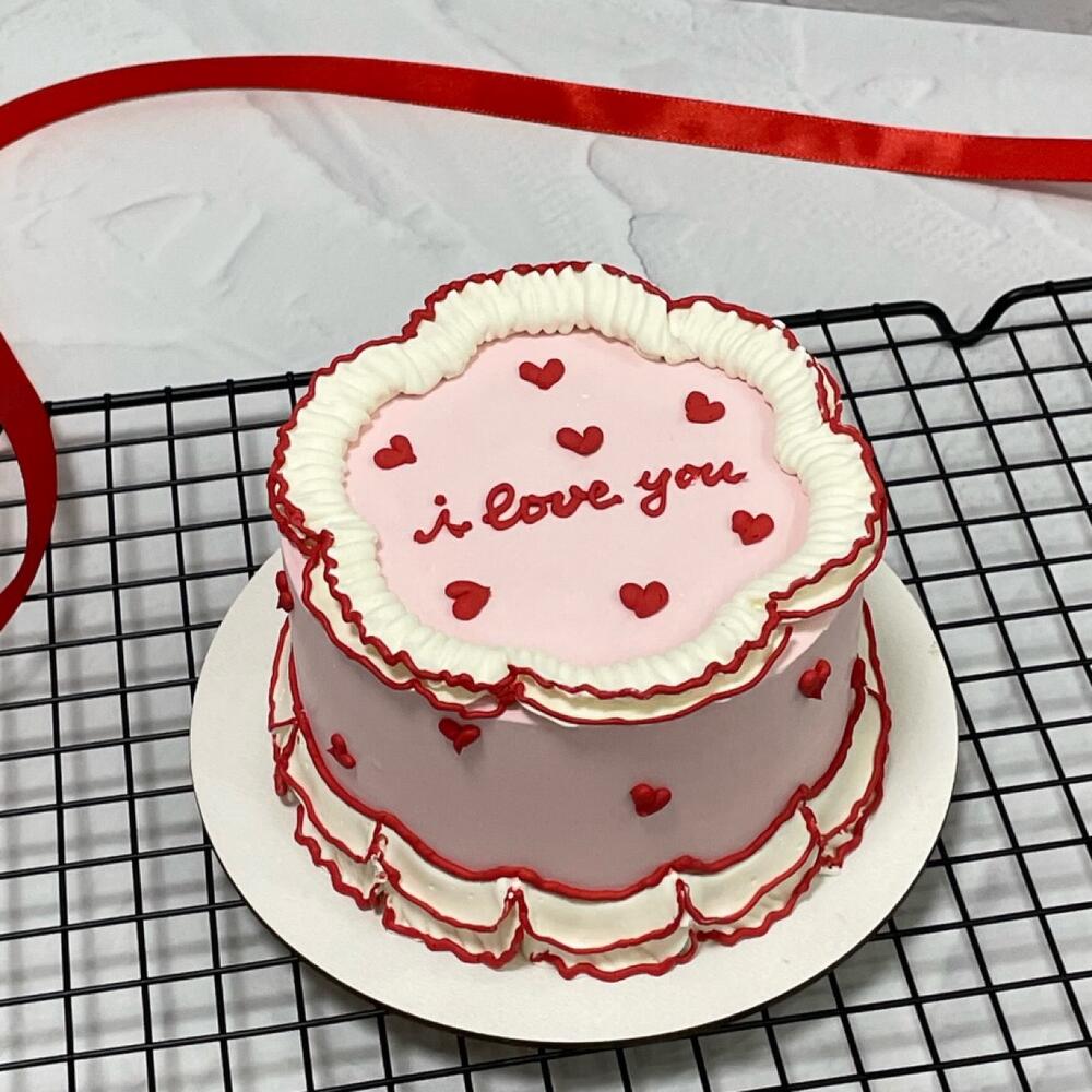 Бенто-торт «I Love You» ,на день рождения ,на 14 февраля ,любимой ,любимому