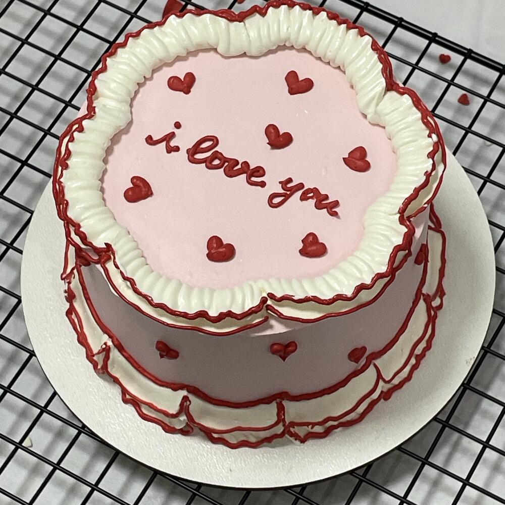 Бенто-торт «I Love You» ,на день рождения ,на 14 февраля ,любимой ,любимому