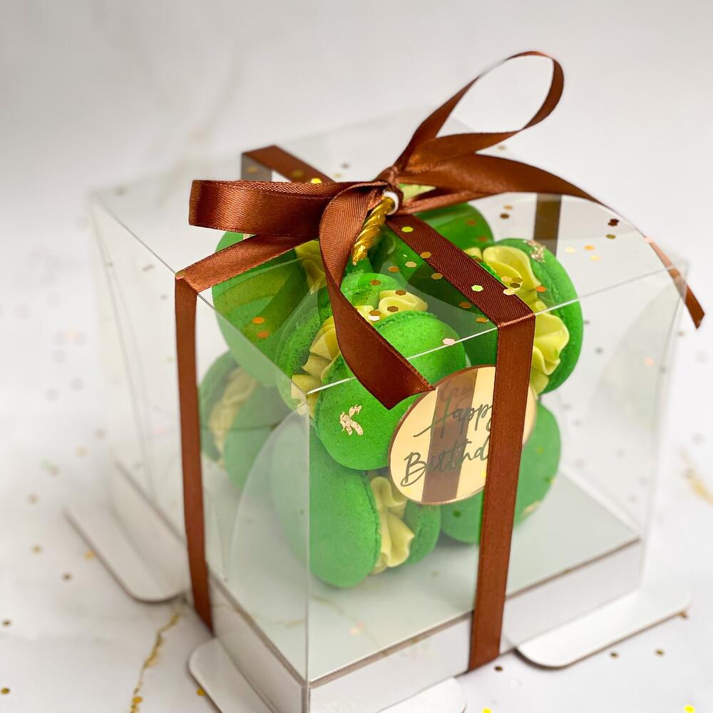 Бенто торт из макарон на день рождения