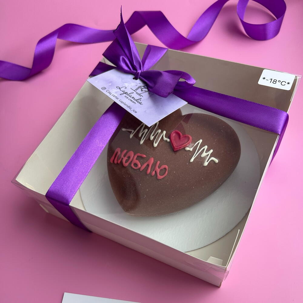 Бенто торт 💜 из мороженого «Кокосовое какао»