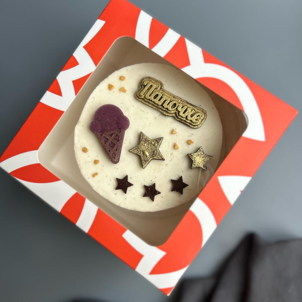 Бенто-торт из мороженого «Папочке»