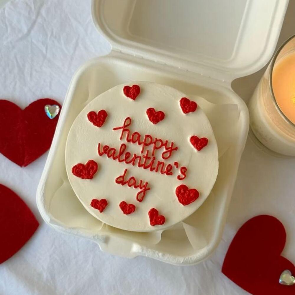 Бенто торт к 14 февраля, бенто-торт ко дню святого валентина