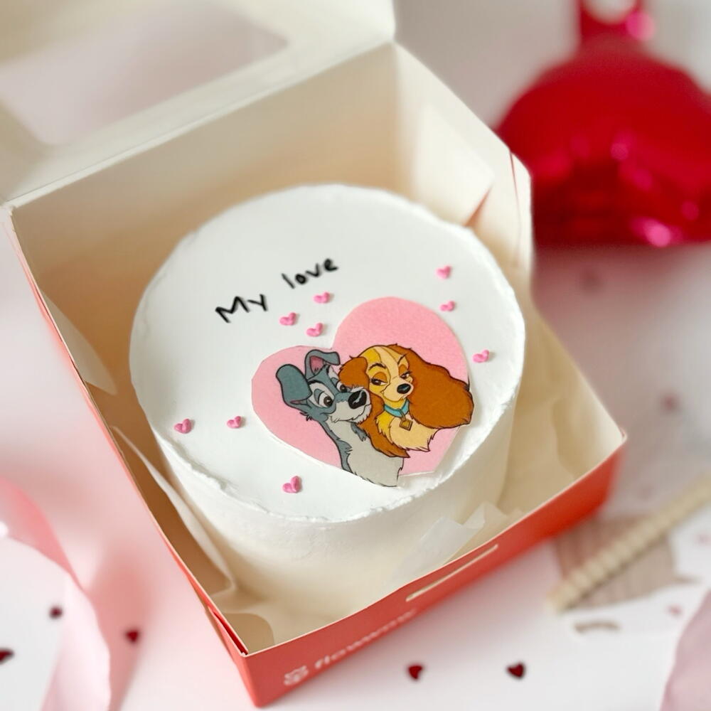 Бенто-торт к 14 февраля, бенто торт парню/девушке