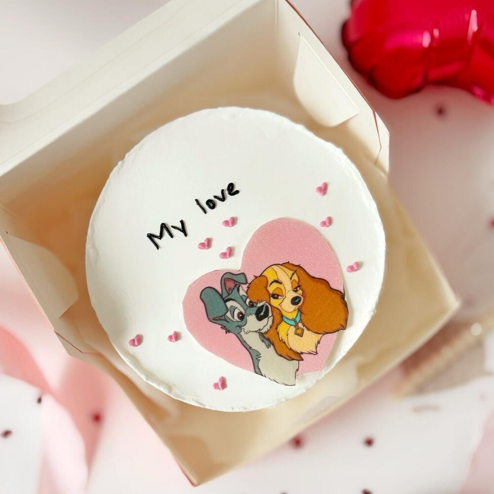 Бенто-торт к 14 февраля, бенто торт парню/девушке