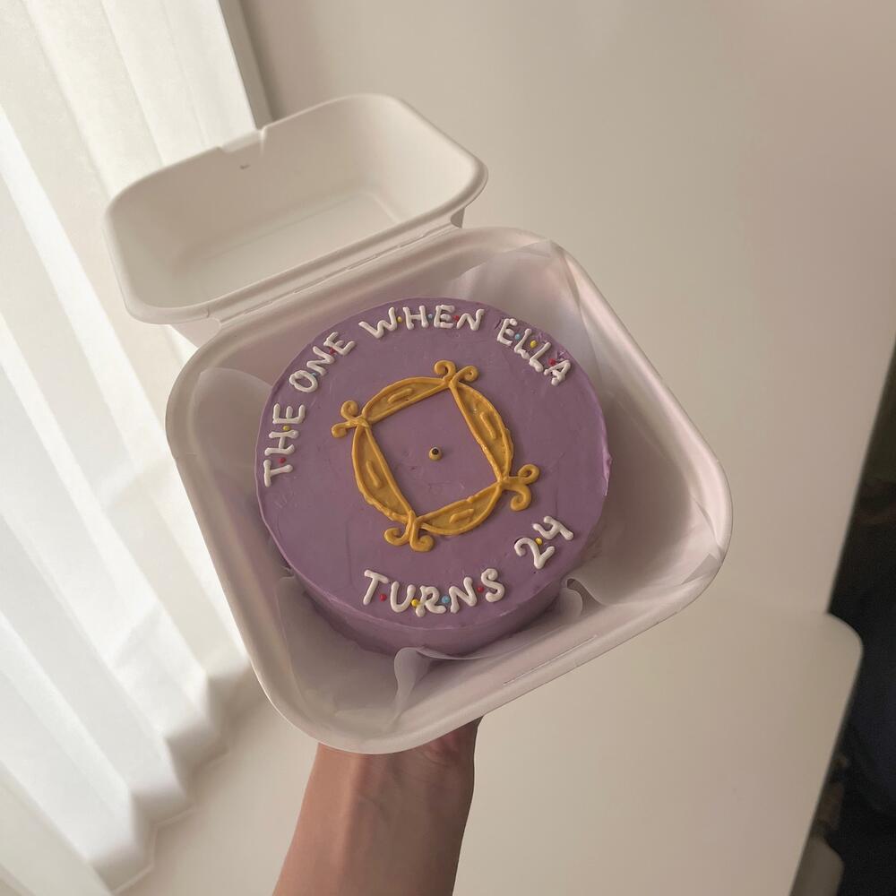 Бенто торт как из сериала «друзья»