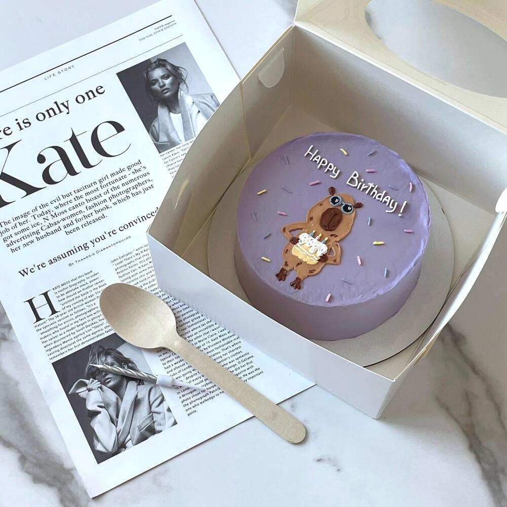 Бенто торт Капибара «Happy birthday»