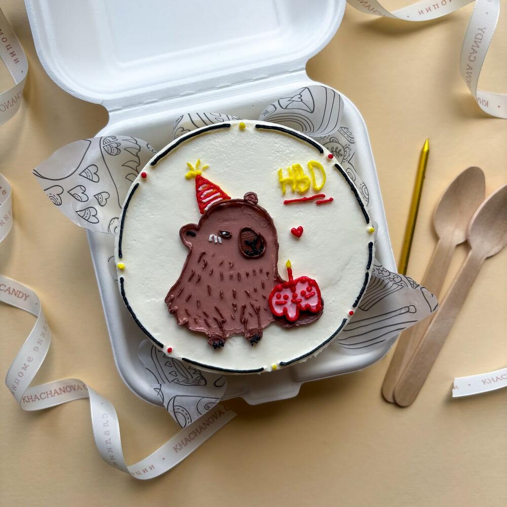 Бенто торт капибара на день рождения подростку, другу, подруге, девушке, сестре