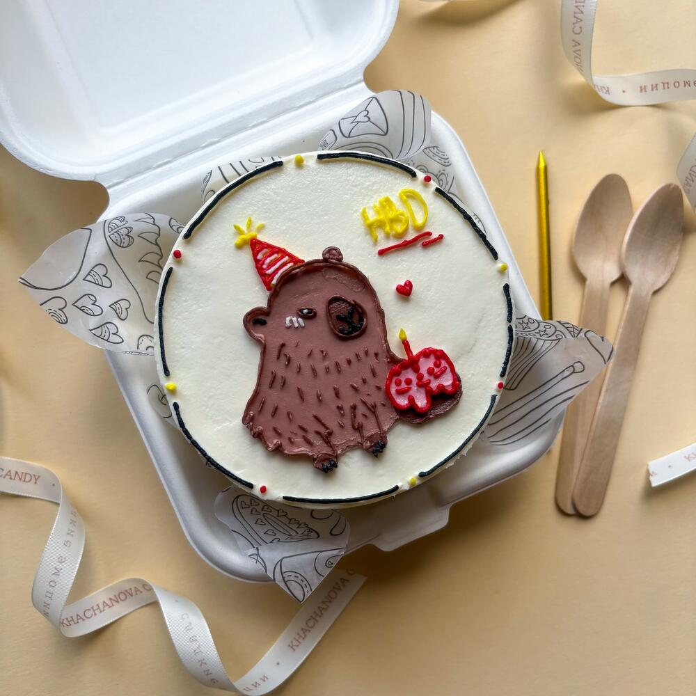 Бенто торт капибара на день рождения подростку, другу, подруге, девушке, сестре