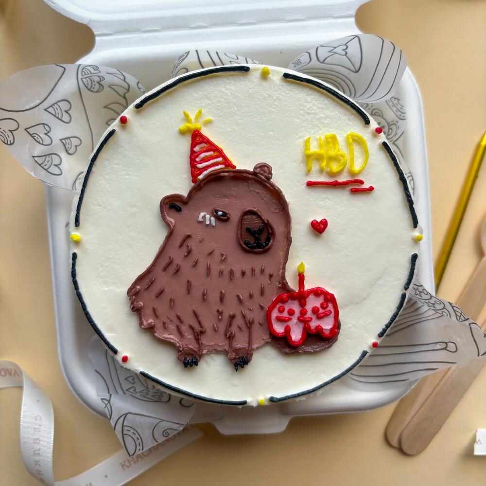 Бенто торт капибара на день рождения подростку, другу, подруге, девушке, сестре