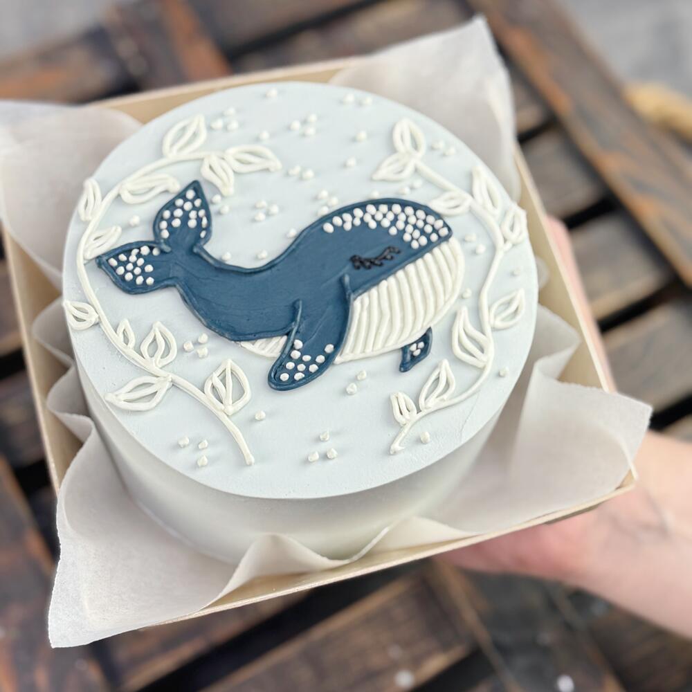 Бенто торт кит