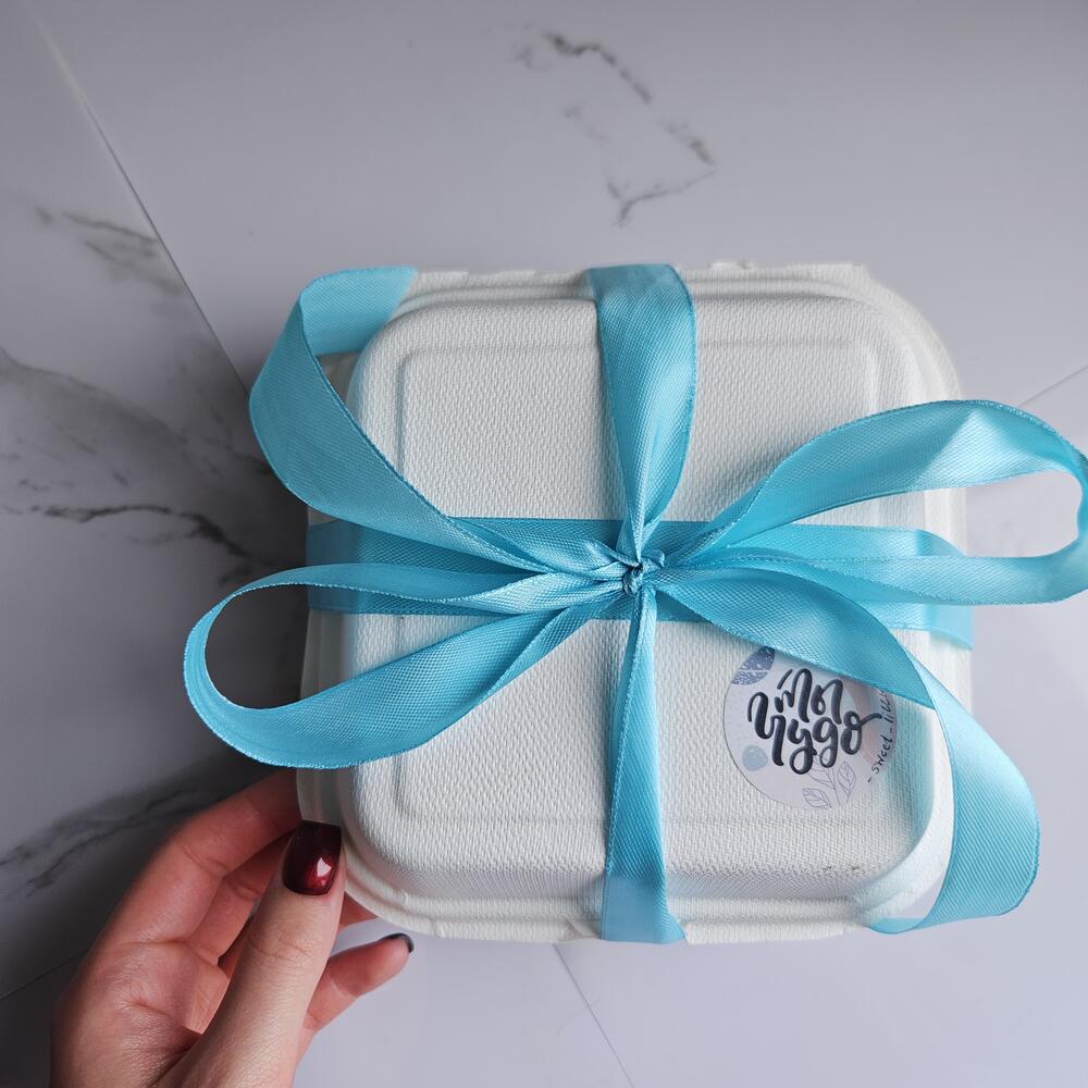 Бенто торт ко дню рождения черника-ваниль