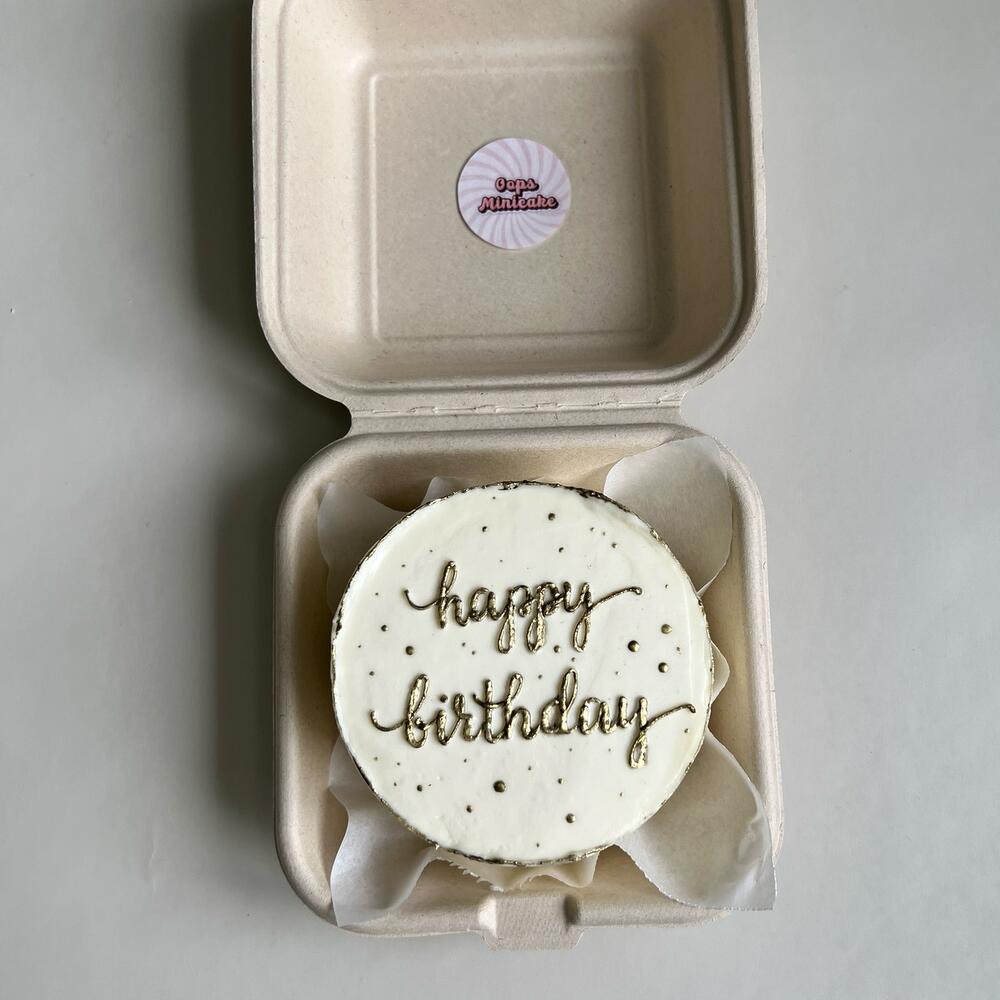 Бенто-торт ко дню рождения «Happy birthday