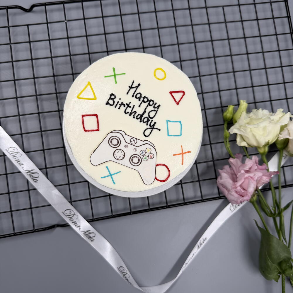 Бенто торт компьютерный клуб, игроку, джойстик