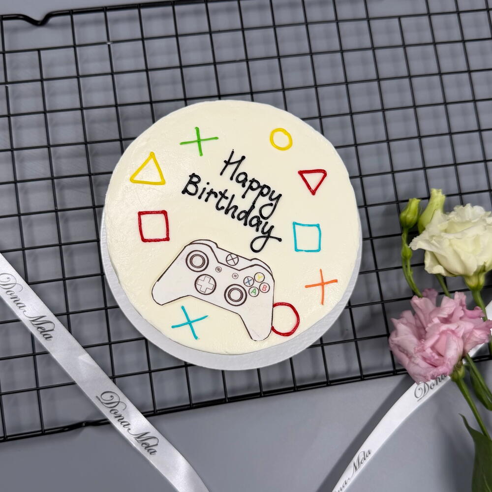 Бенто торт компьютерный клуб, игроку, джойстик