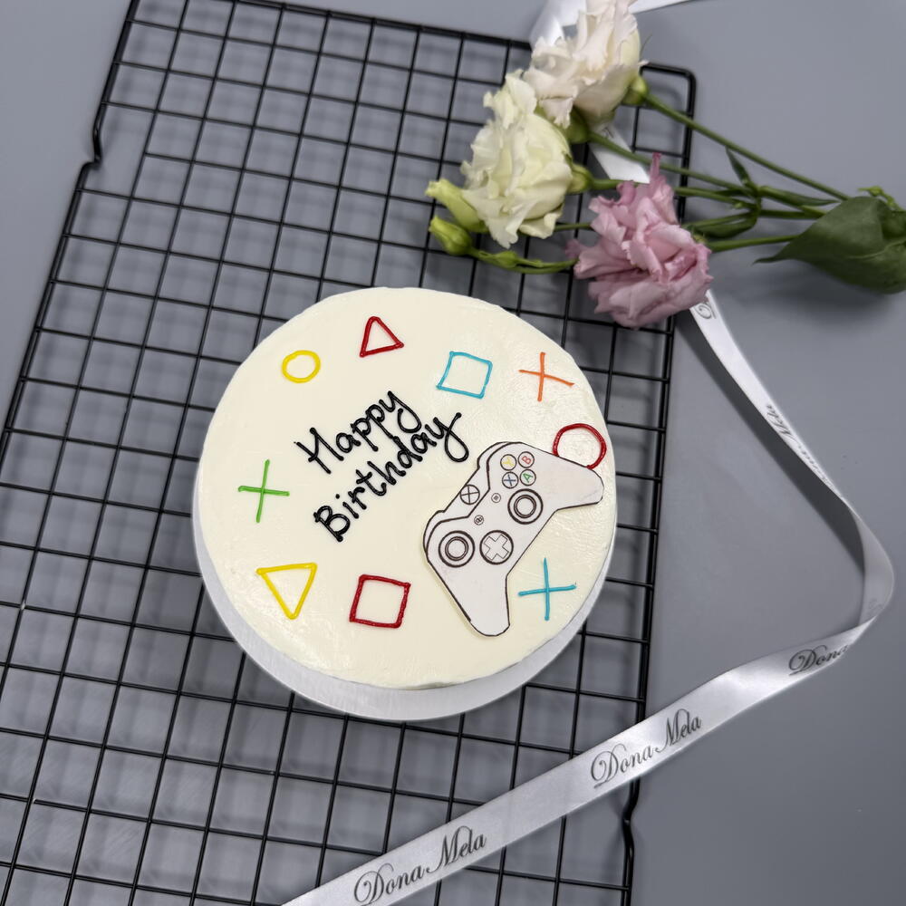 Бенто торт компьютерный клуб, игроку, джойстик