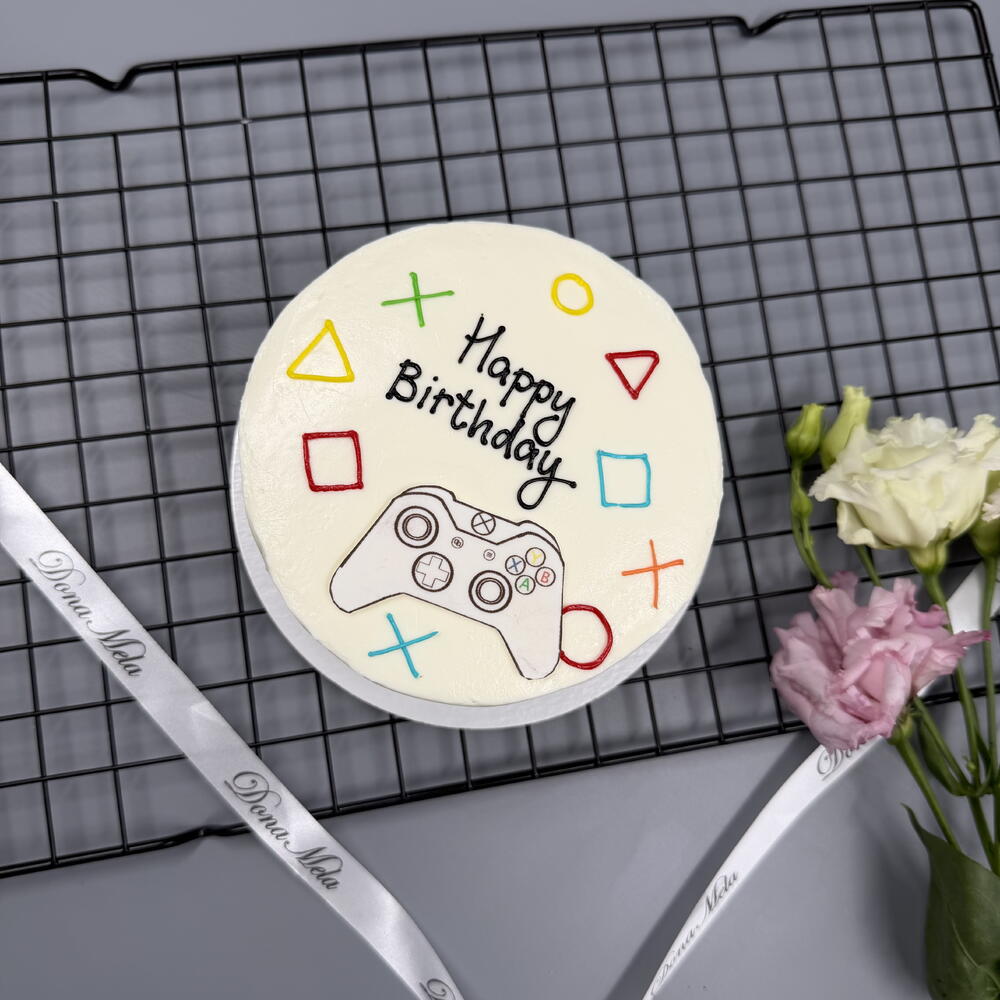 Бенто торт компьютерный клуб, игроку, джойстик