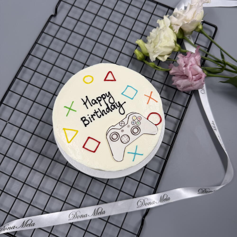 Бенто торт компьютерный клуб, игроку, джойстик