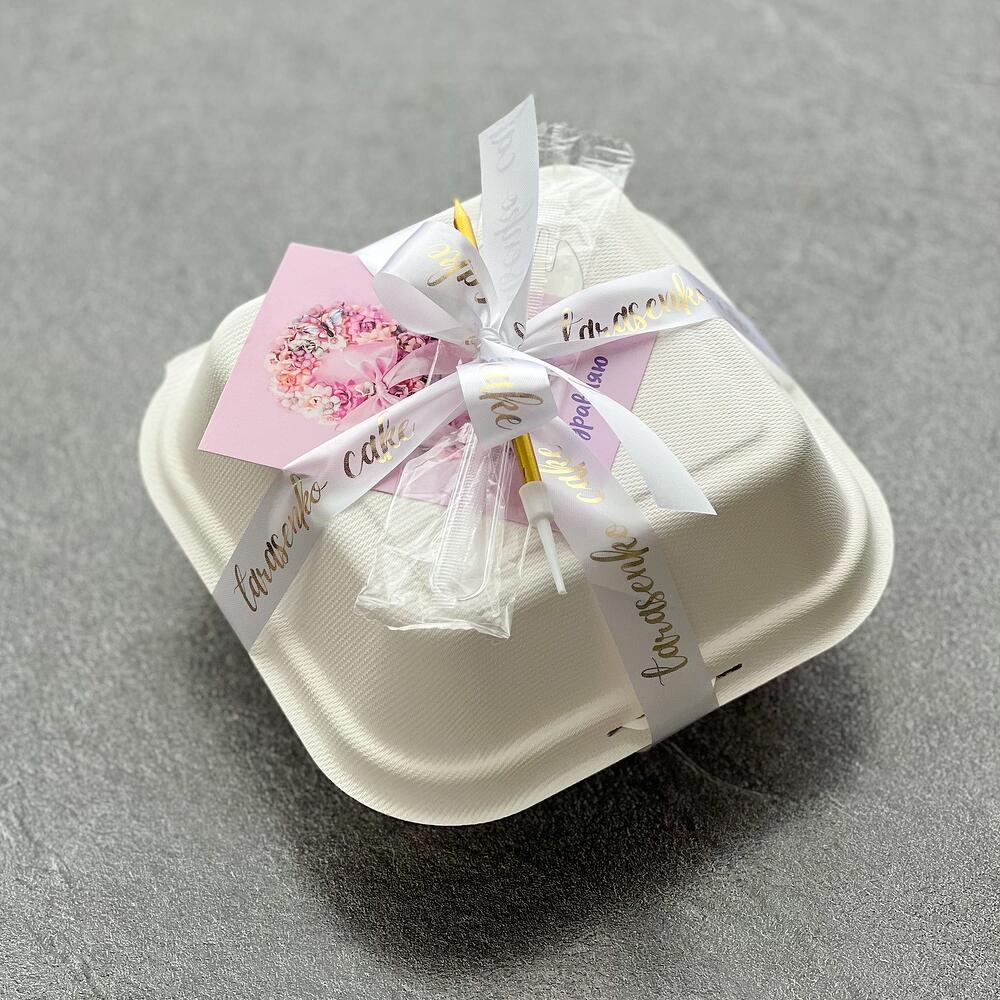 Бенто-торт «Конверт с цветами»