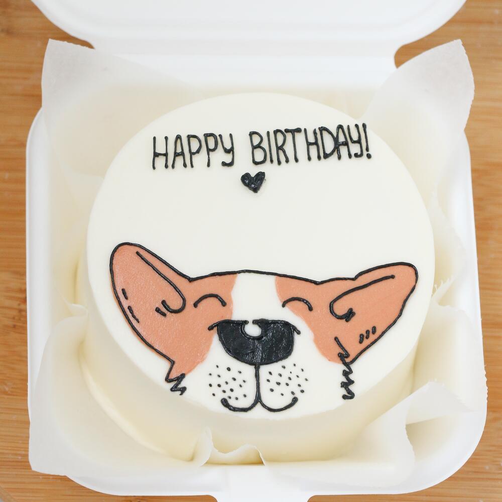 Бенто торт корги