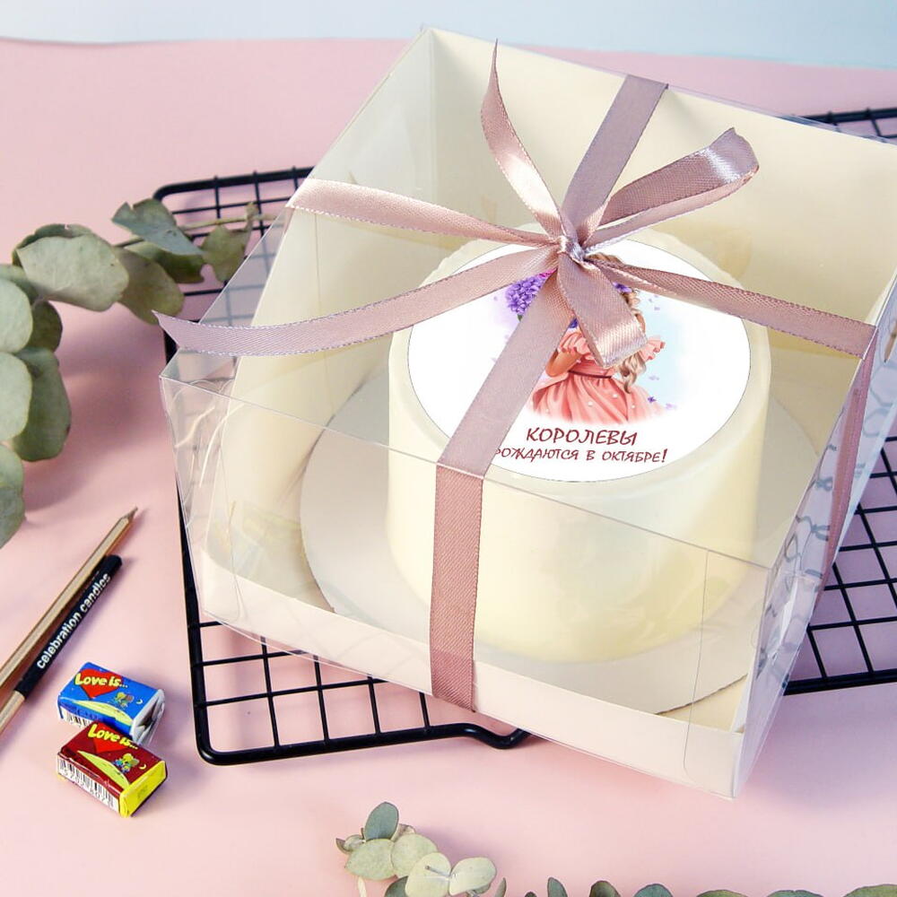 Бенто-торт Королевы рождаются в декабре в подарок маме, подруге, девушке, любимой, коллеге на день рождения