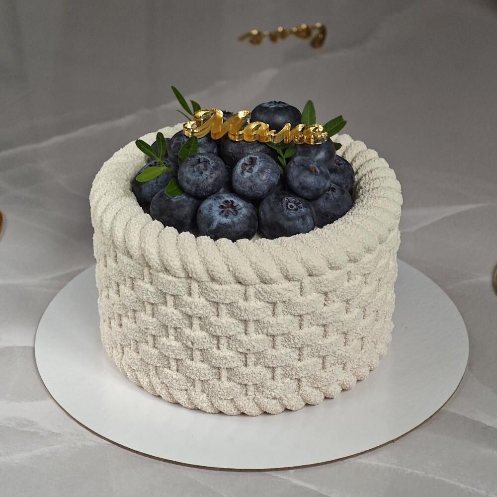 Бенто торт корзинка в подарок маме, сестре, бабушке, подруге (муссовый)