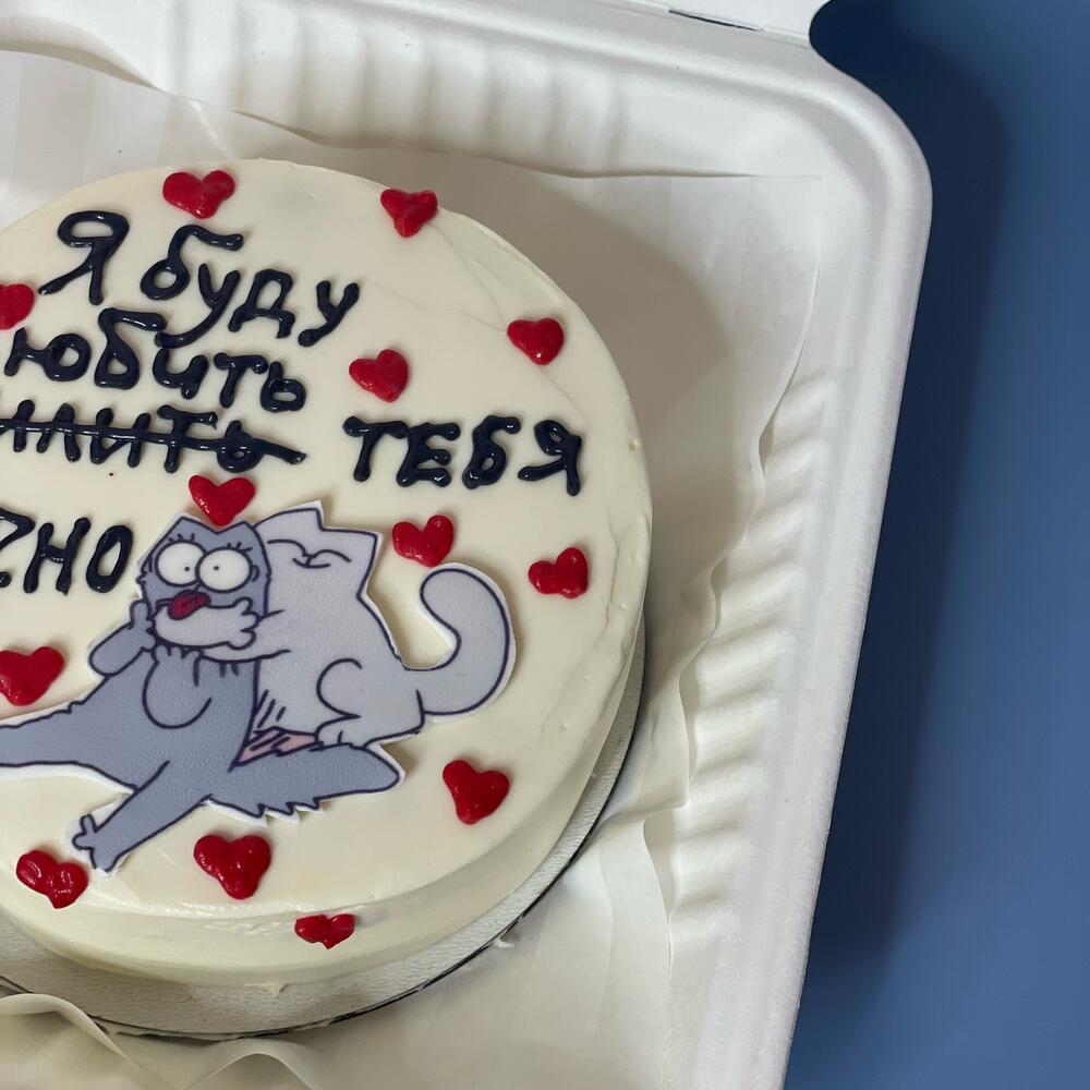 Бенто торт «кошечки»