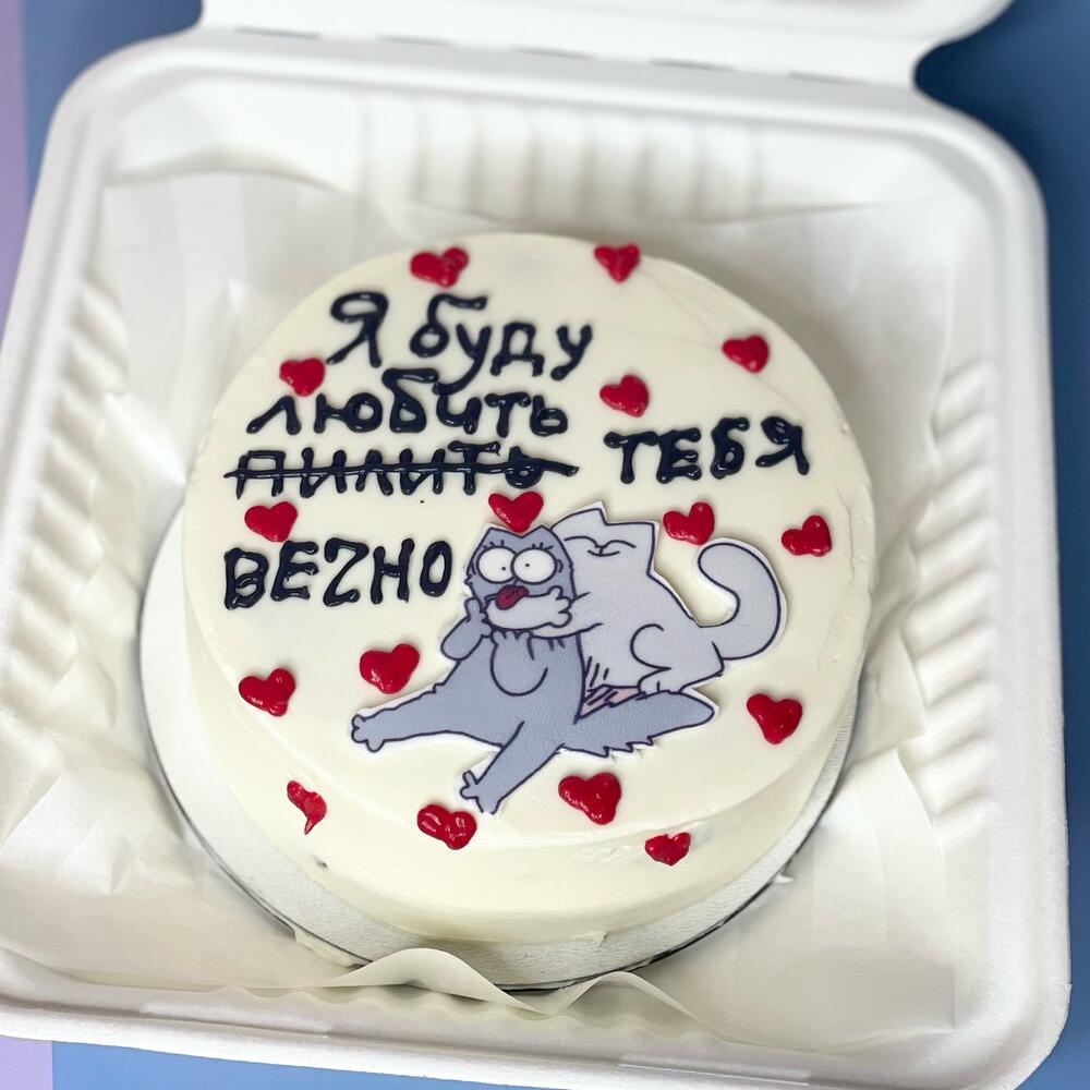 Бенто торт «кошечки»