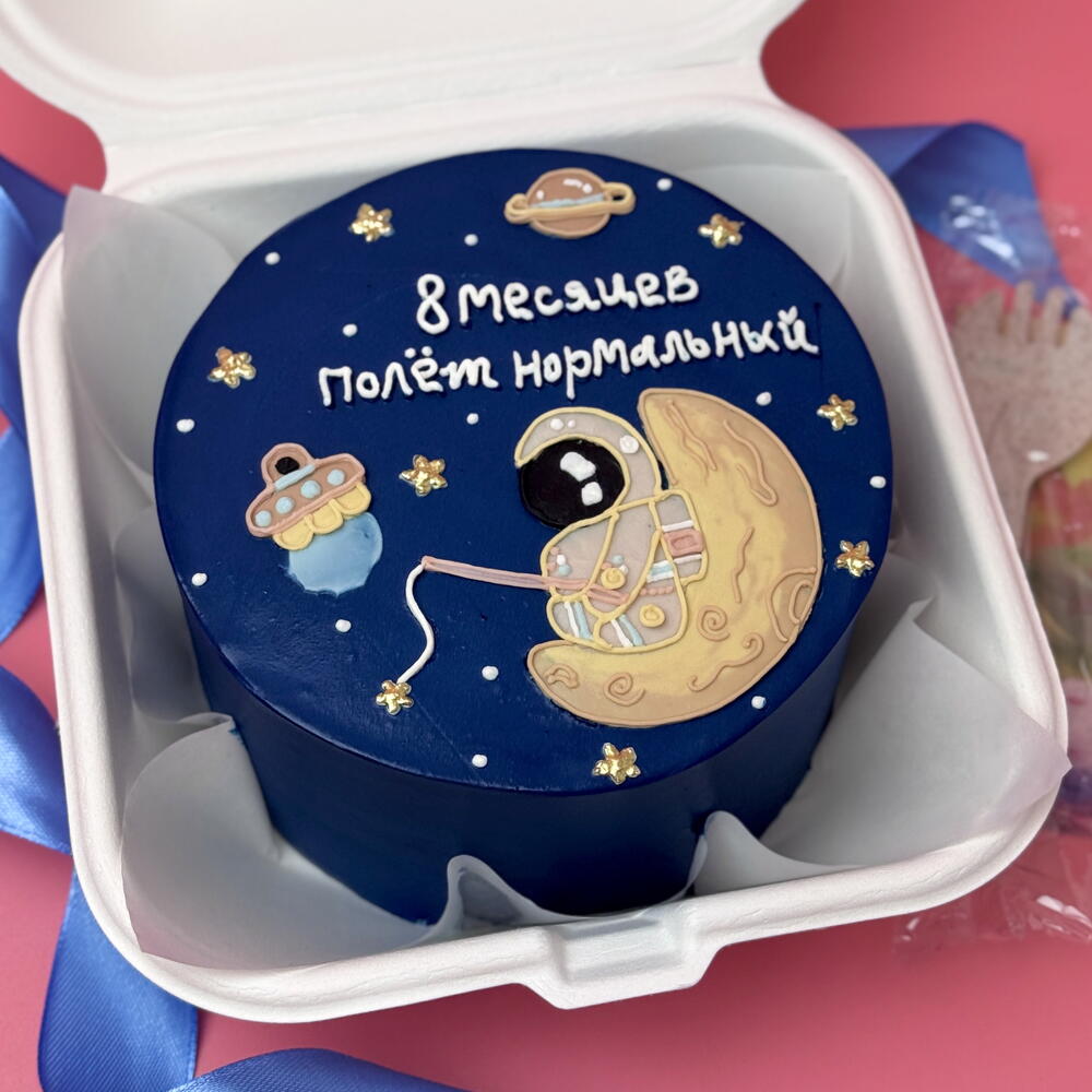 Бенто торт космический малышу на 8 месяцев