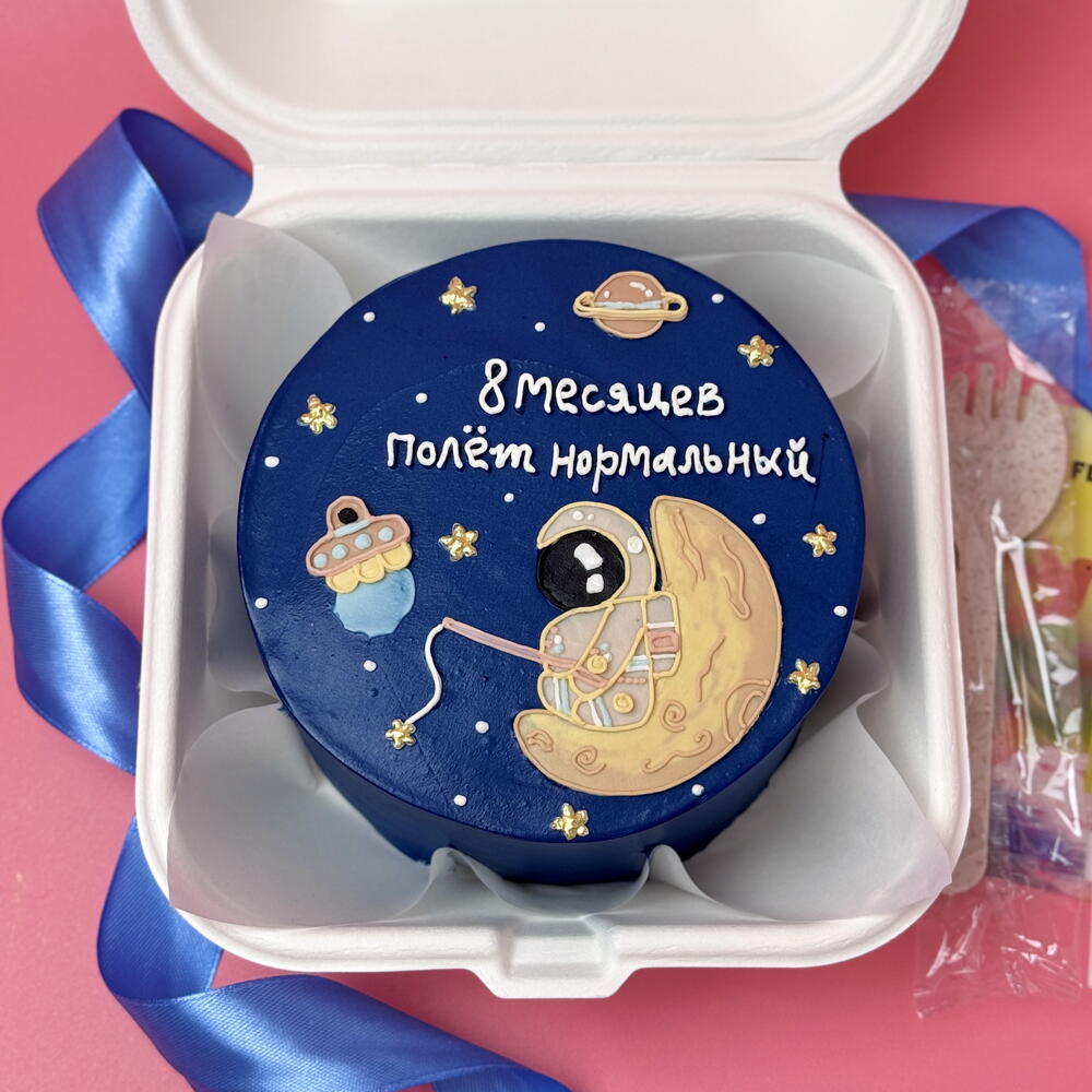Бенто торт космический малышу на 8 месяцев