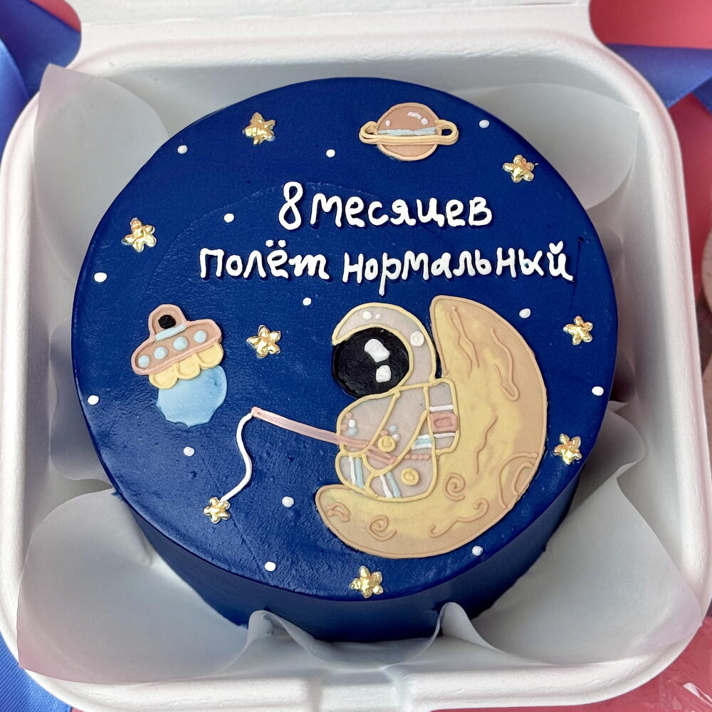 Бенто торт космический малышу на 8 месяцев