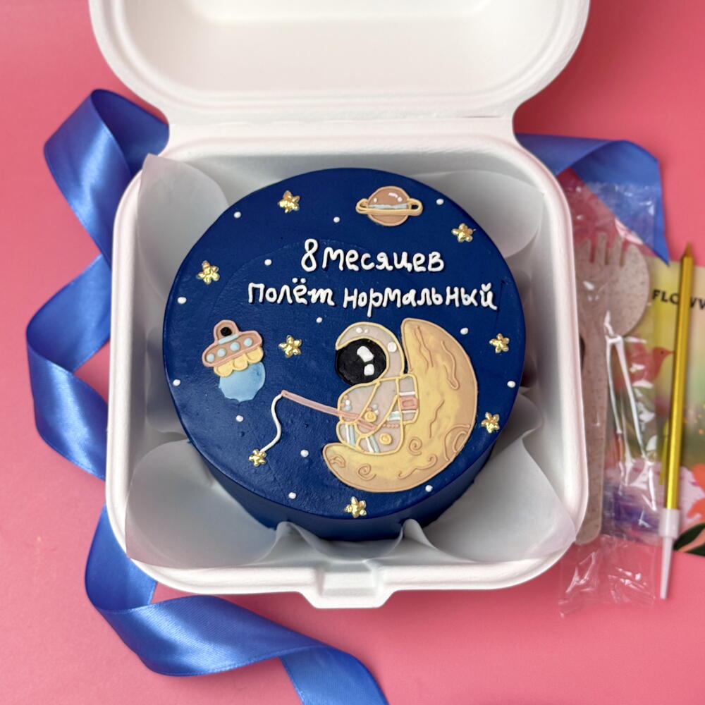 Бенто торт космический малышу на 8 месяцев