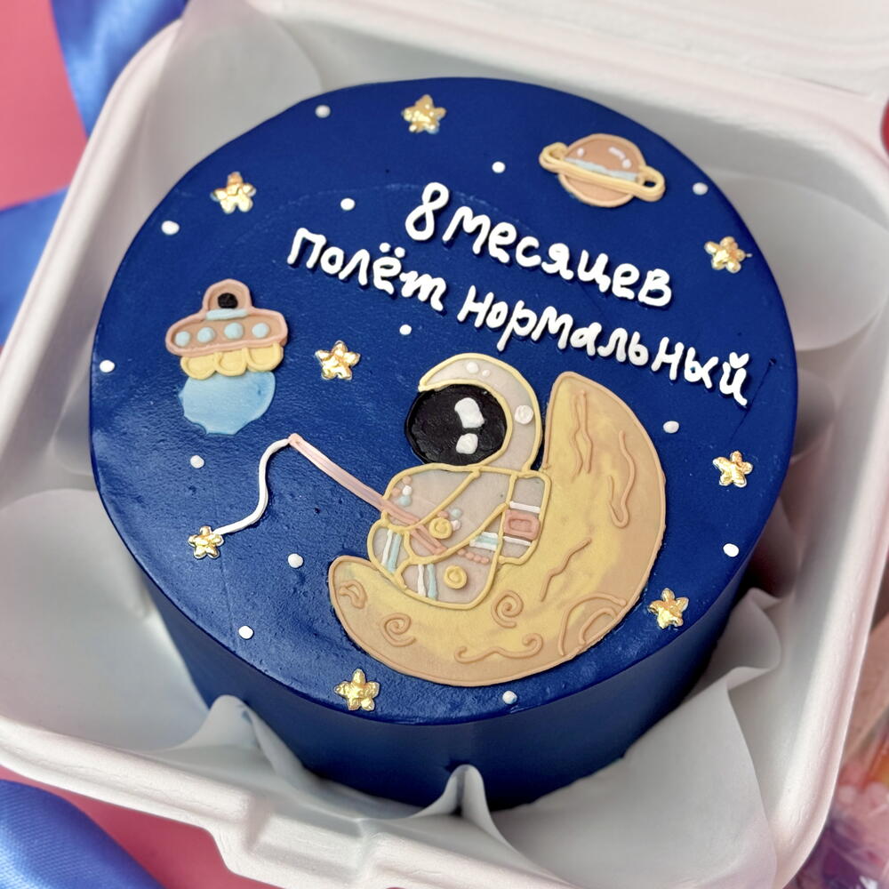 Бенто торт космический малышу на 8 месяцев