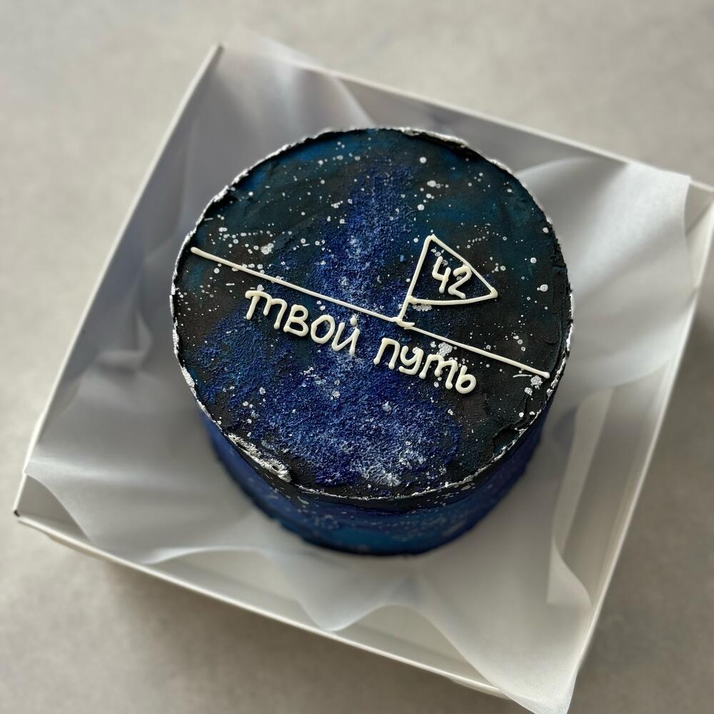 Бенто торт космос на день рождения