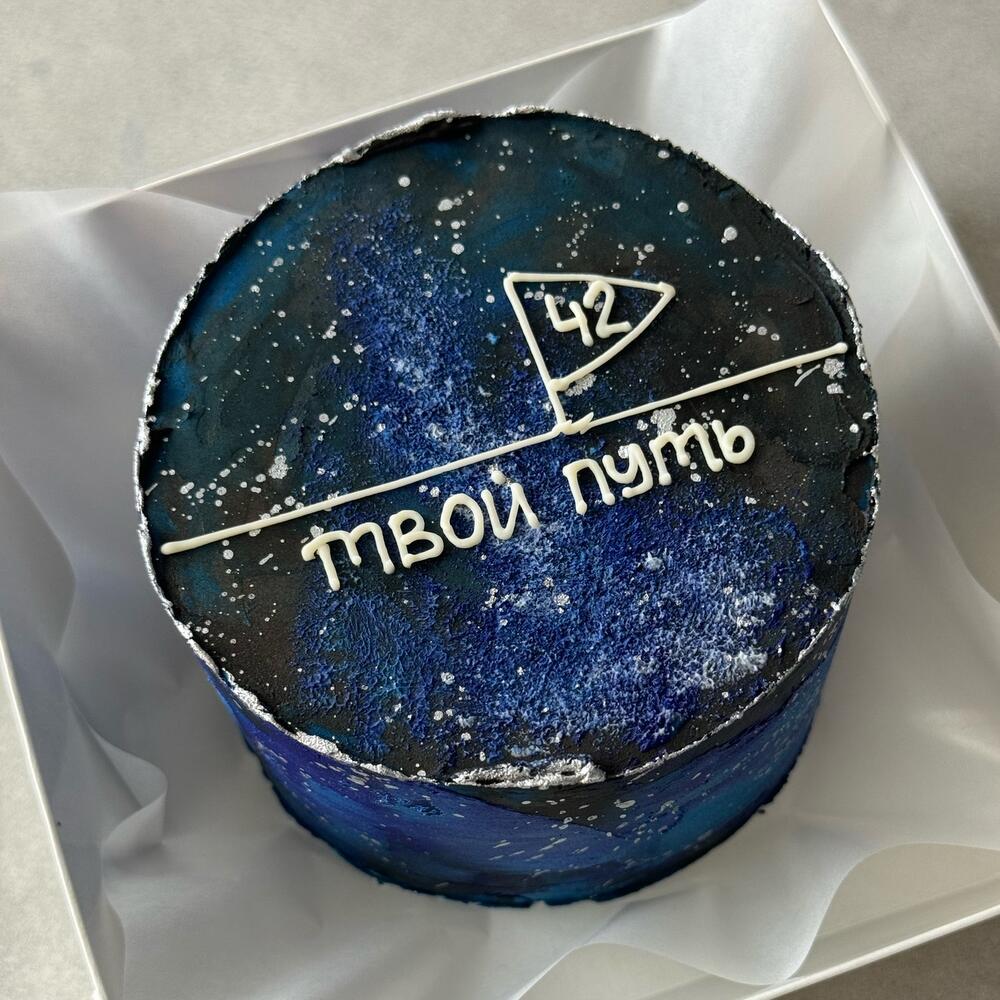 Бенто торт космос на день рождения
