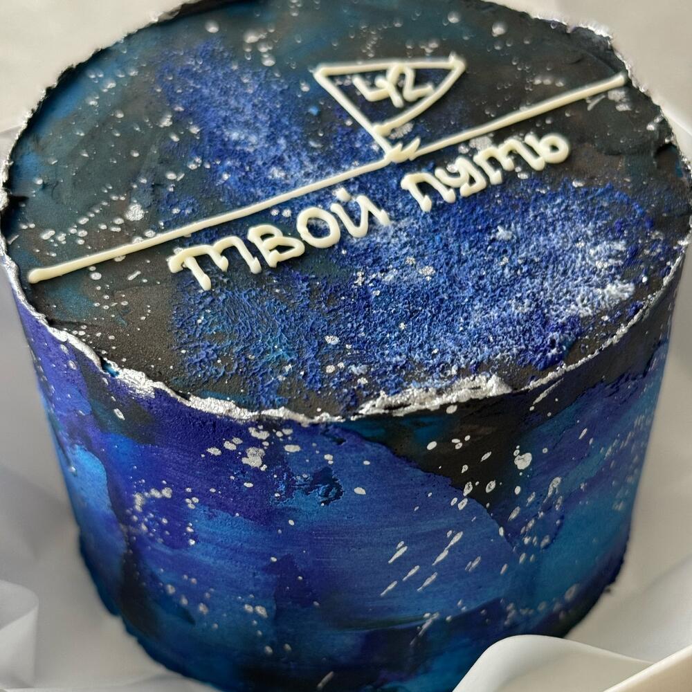 Бенто торт космос на день рождения