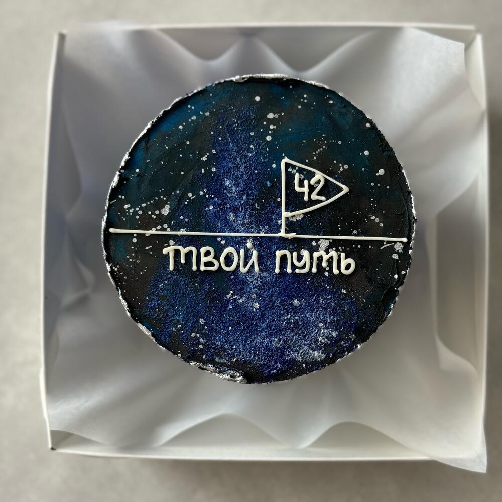 Бенто торт космос на день рождения