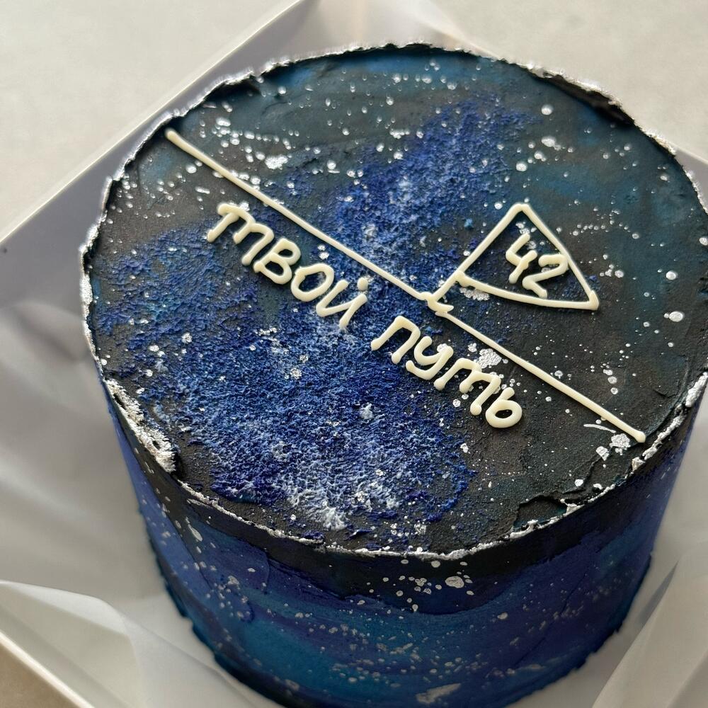 Бенто торт космос на день рождения