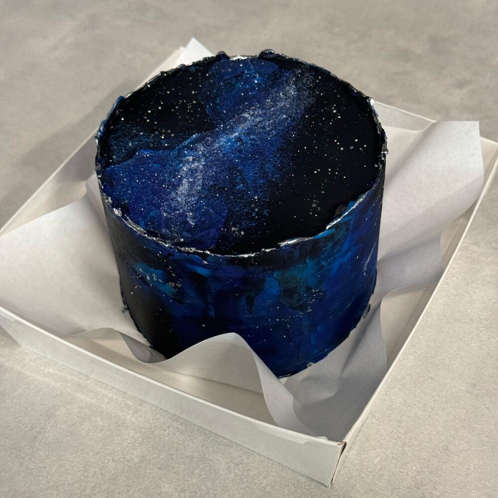 Бенто торт космос ваша надпись