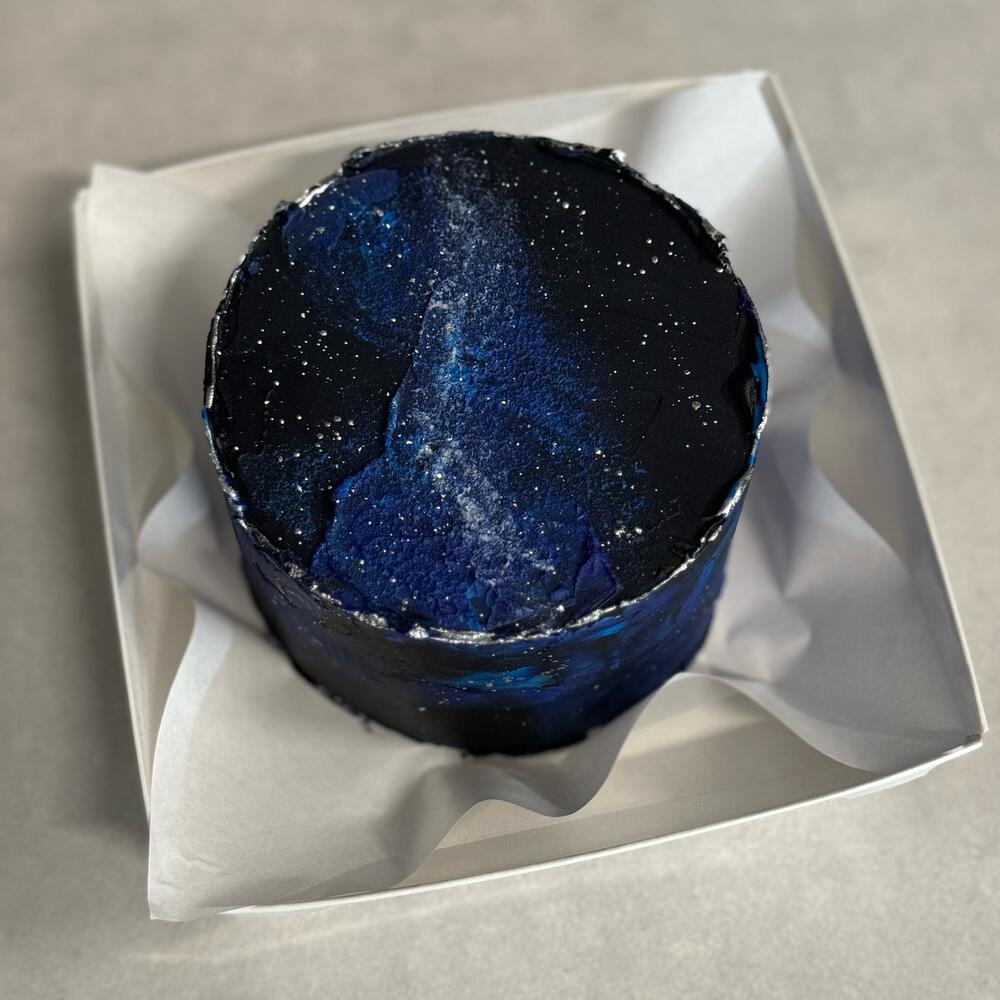 Бенто торт космос ваша надпись