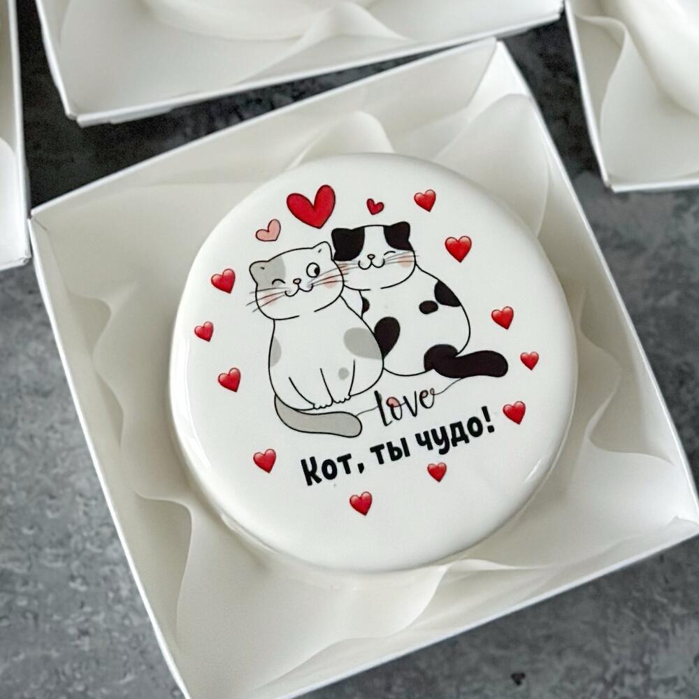 Бенто торт «кот ты чудо» размер S