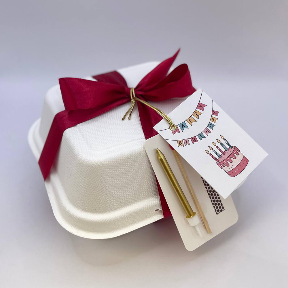 Бенто торт "Котенок с сердцем" и Вашей надписью для парня, для девушки 700гр