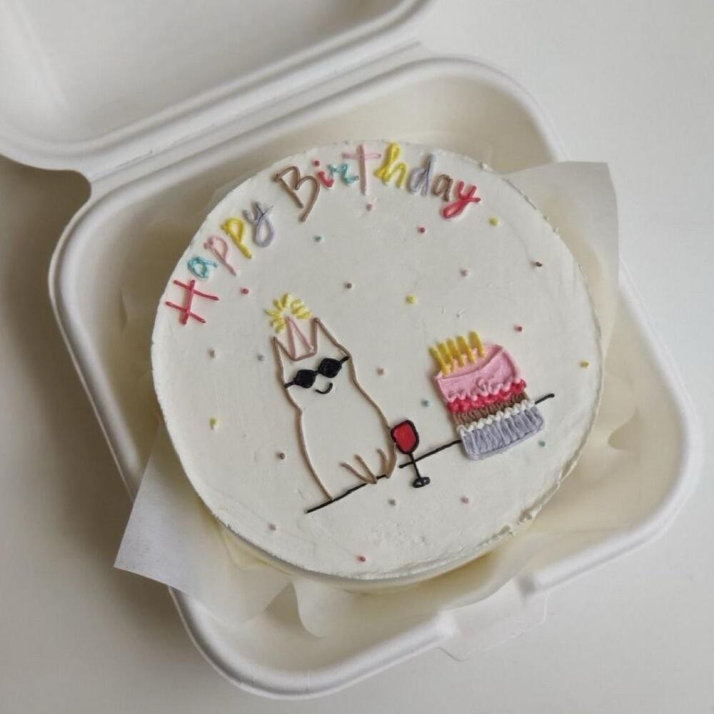 Бенто торт "Котик!"