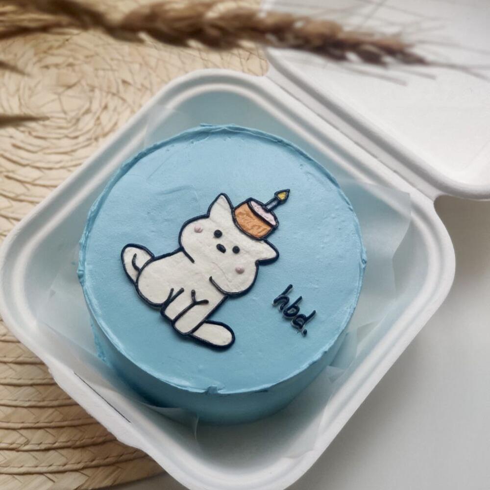 Бенто торт Котик и тортик