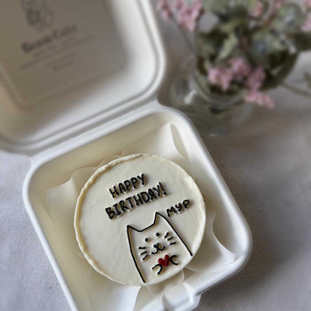 Бенто торт «Котик» (пп бенто торты/классические бенто торты)