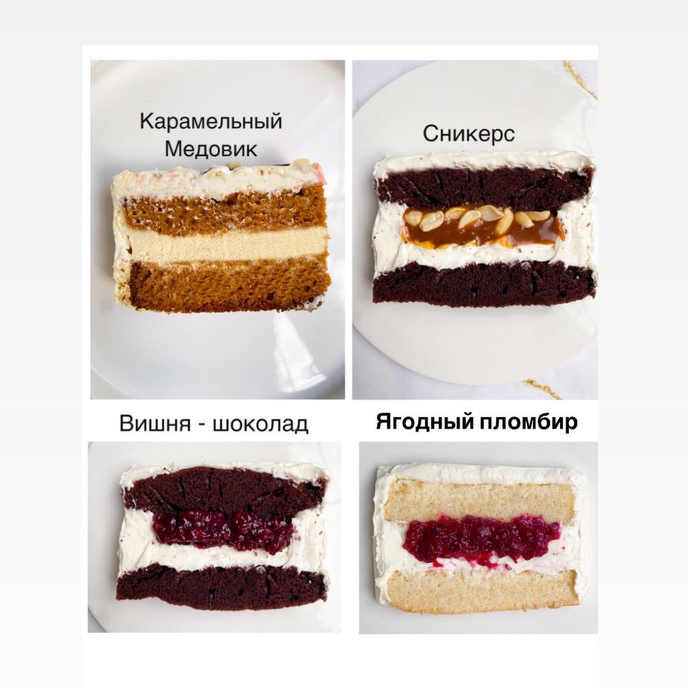 Бенто торт котик в корзине красивый подарок 500 гр