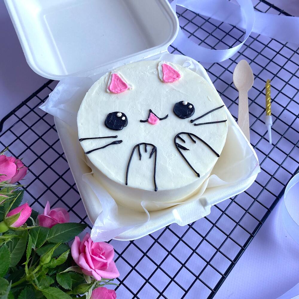 Бенто торт «котик» в подарок 🎁 для девушки , ребёнка, девочки